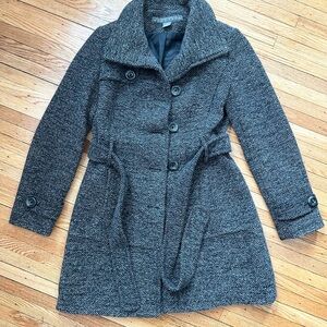 Kenneth Cole Charcoal Trench Coat